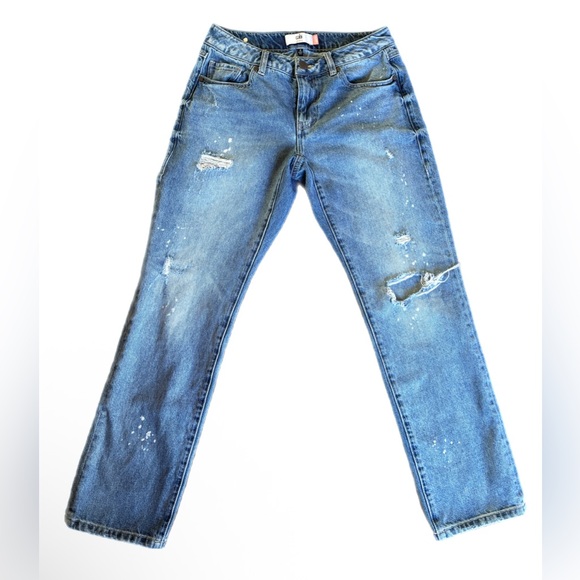 Cabi 100% Boyfriend Jeans Size 2 Distressed Style 5884 - Picture 10 of 10